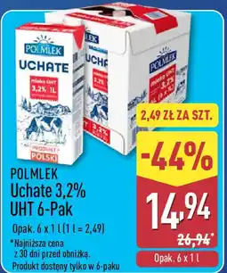 ALDI POLMLEK Uchate 3,2% UHT oferta