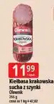 E.Leclerc Kiełbasa krakowska sucha z szynki Olewnik oferta