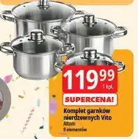 E.Leclerc Komplet garnków vito Altom oferta