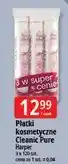 E.Leclerc Płatki kosmetyczne pure effect okrągłe Cleanic oferta