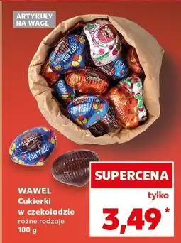 Kaufland Cukierki Wawel w czekoladzie różne rodzaje 100 g oferta