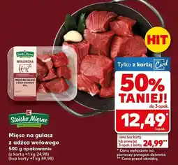Kaufland Mięso na gulasz z udźca wołowego 500 g Stoiska Mięsne oferta