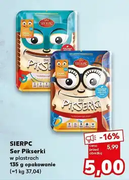 Kaufland Ser Sierpc Pikserki w plastrach 135g oferta
