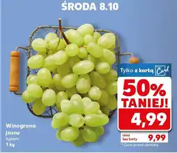 Kaufland Winogrona jasne luzem Kaufland oferta