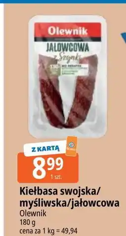 E.Leclerc Kiełbasa jałowcowa Olewnik oferta