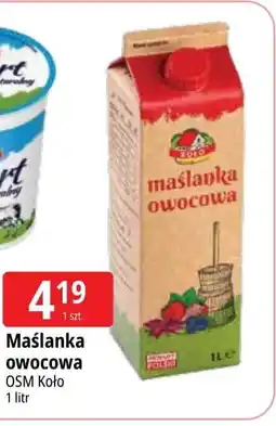 E.Leclerc Maślanka owocowa Osm Koło oferta