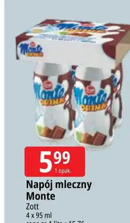 E.Leclerc Napój mleczno-czekoladowy Zott Monte Drink oferta