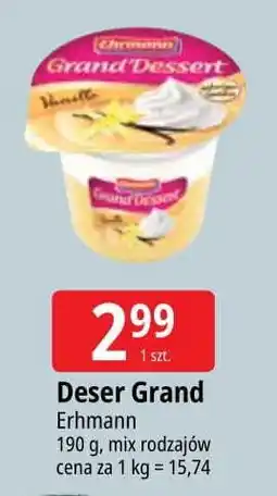 E.Leclerc Deser waniliowo śmietankowy Ehrmann Grand Dessert oferta