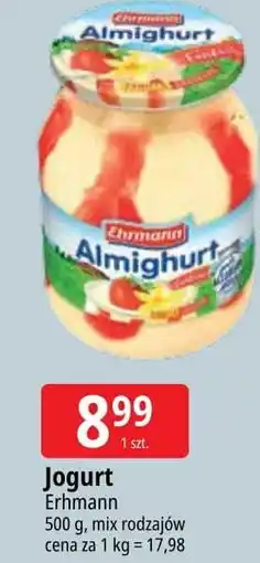 E.Leclerc Jogurt fantasia waniliowo truskawkowy Ehrmann Almighurt oferta