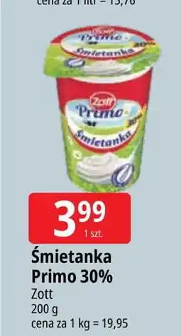 E.Leclerc Śmietanka 30% Zott Primo oferta