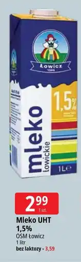 E.Leclerc Mleko bez laktozy 1.5% Łowicz 1906 Łowickie oferta