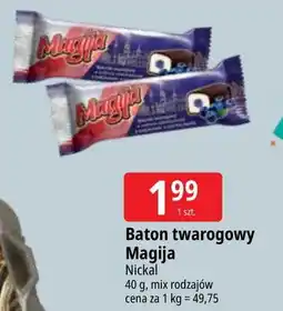 E.Leclerc Baton twarogowy z nadzieniem czarnej jagody Magija oferta