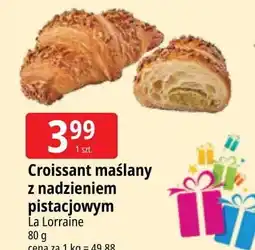 E.Leclerc Croissant maślany z nadzieniem pistacjowym La Lorraine oferta
