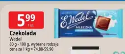 E.Leclerc Czekolada mleczna E. Wedel oferta