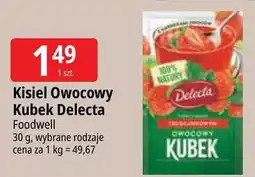 E.Leclerc Kisiel truskawkowy z kawałkami owoców Delecta Owocowy Kubek oferta