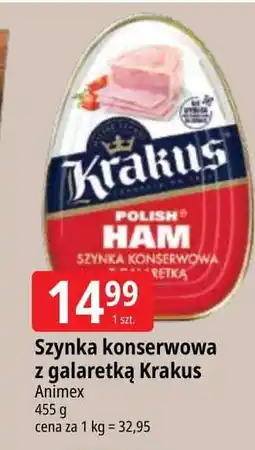 E.Leclerc Szynka konserwowa Krakus Animex oferta