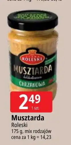E.Leclerc Musztarda delikatesowa chrzanowa Roleski oferta