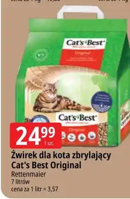 E.Leclerc Żwirek niezbrylający dla kota Cat's Best Ecoplus oferta