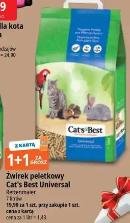 E.Leclerc Żwirek drewniany uniwersalny Cat's Best oferta