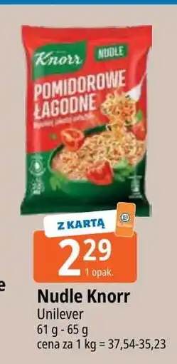 E.Leclerc Pomidorowe łagodne Knorr Nudle oferta