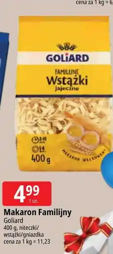 E.Leclerc Makaron familijne wstążki jajeczne Goliard oferta