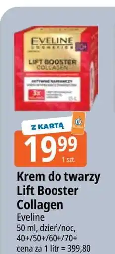 E.Leclerc Krem do twarzy 70+ Eveline Lift Booster Collagen oferta