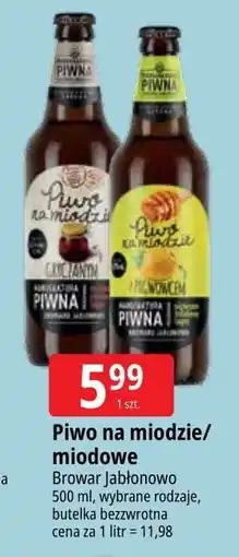 E.Leclerc Piwo Na Miodzie Z Pigwowcem oferta