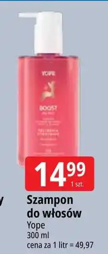E.Leclerc Szampon do wrażliwej skóry głowy Yope Boost My Hair oferta