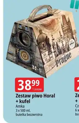 E.Leclerc Piwo + kufel Horal 1860 oferta