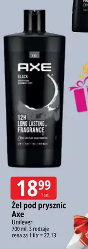 E.Leclerc Żel pod prysznic Axe Black oferta