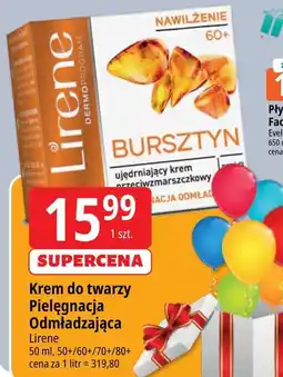 E.Leclerc Krem do twarzy ujędrniający na dzień i noc Lirene Bursztynowa Odbudowa 60+ oferta