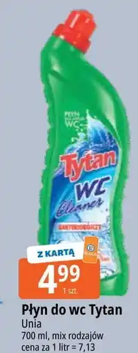 E.Leclerc Żel do wc bakteriobójczy zielony Tytan Wc oferta