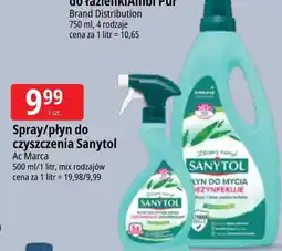 E.Leclerc Płyn dezynfekuje i czyści podłogi inne powierzchnie eukaliptus Sanytol oferta