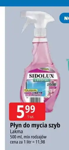 E.Leclerc Płyn do szyb flower Sidolux Crystal oferta