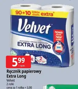 E.Leclerc Ręcznik papierowy Velvet Extra Long oferta