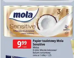 E.Leclerc Papier toaletowy balsam rumiankowy Mola Sensitive oferta
