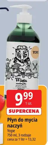 E.Leclerc Płyn do mycia naczyń mięta mandarynka Yope oferta