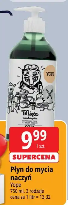 E.Leclerc Płyn do mycia naczyń mięta mandarynka Yope oferta