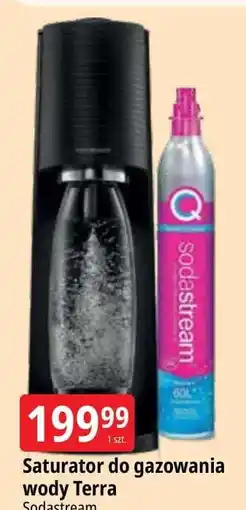 E.Leclerc Ekspres do gazowania wody terra czarny Sodastream oferta