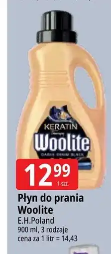 E.Leclerc Płyn do prania dark Woolite Keratin oferta