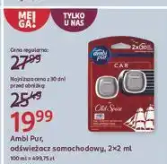 Rossmann Odświeżacz powietrza old spice Ambi Pur Car oferta