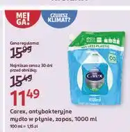 Rossmann Mydło w płynie derma care Carex Original oferta