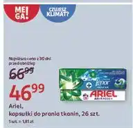 Rossmann Kapsułki do prania touch of lenor color freshness Ariel All In 1 oferta