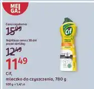 Rossmann Mleczko do czyszczenia z mikrokryształkami lemon Cif Cream oferta