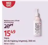 Rossmann Żel do higieny intymnej geranium i żurawina Yope oferta