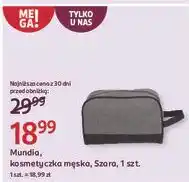 Rossmann Kosmetyczka męska szara Mundia oferta