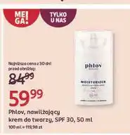 Rossmann Nawilżający krem do twarzy spf30 Phlov oferta