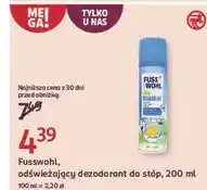 Rossmann Dezodorant do stóp Fusswohl Wellness oferta