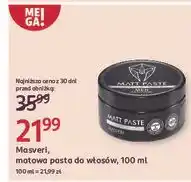 Rossmann Pasta matująca do włosów Masveri oferta