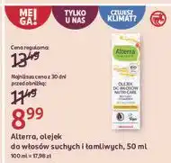 Rossmann Olejek do włosów suchych Alterra oferta